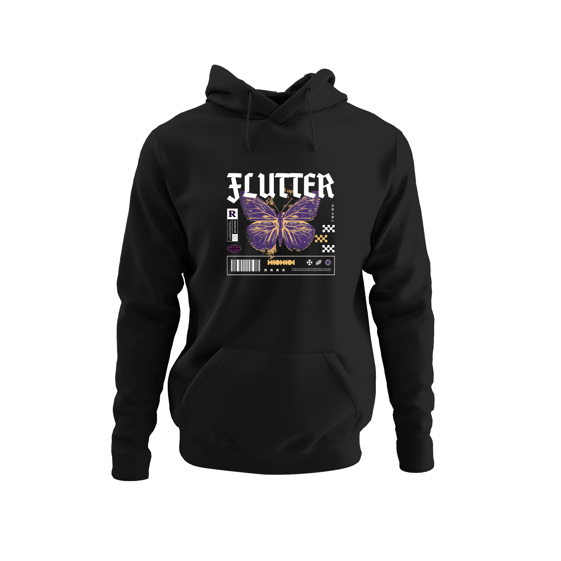 Alfaq Flutter Butterfly Hoodie